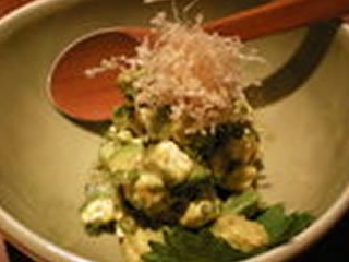 アボガドとクリームチーズの和え物